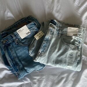 Aeropostale High rise baggy straight leg pants $35 each or $60 for both